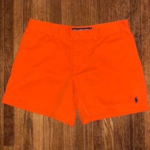 Ralph Lauren orange shorts